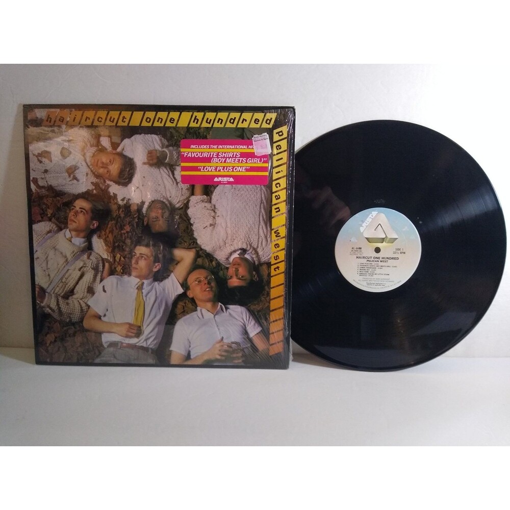 Haircut One Hundred - Pelican West LP Record 1982 Arista New Wave 33 RPM HYPE